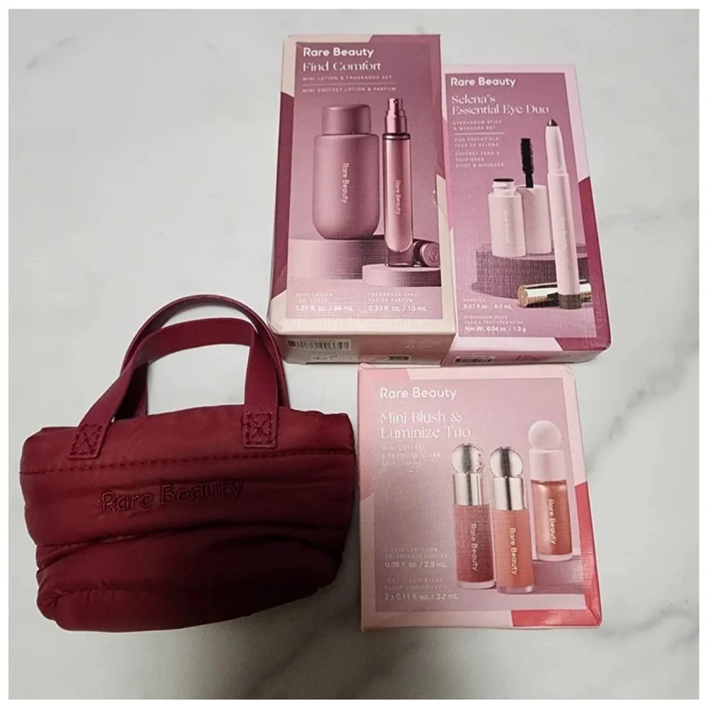 NWT Rare Beauty By Selena Gomez Collectors Holiday Tin and LE sets